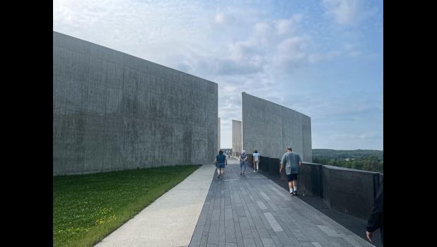 Photo by Megan Galbreath The flight path walkway at the Flight 93 National Memorial in rural Pennsylvania.