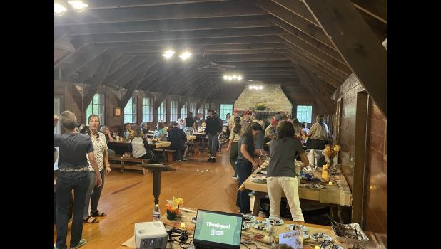 Photo by Megan Galbreath The Community Foundation of Pulaski County was pleased to celebrate their philanthropic family with an enjoyable evening “around the campfire.”