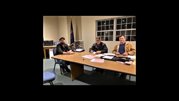 Photo Provided. Monterey Town Council members (L to R): Aaron Gilley, Jim Fleury, Doug Denton.