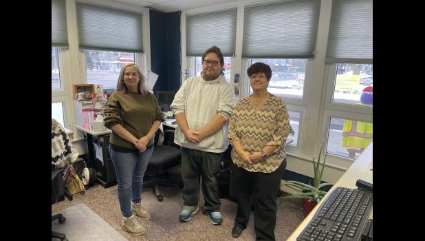 Photo by Megan Galbreath The Pulaski County Election Board welcomed Aaron Hoover as the new Democrat representative. Pictured is Pulaski County Clerk and Election Board Secretary JoLynn Behny, Democrat Representative Aaron Hoover and Republican Representative Theresa Calloway.