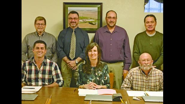 West Central School Board members Jonathan Gutwein, Mandy Sharpe, Jim Bergens, Dennis Gutwein, Todd Miller, Jeff Lowry and Jeff Tanner conducted their first 2017 school board meeting on Jan. 5. Jonathan Gutwein is the newest member on the board as he was elected in 2016.