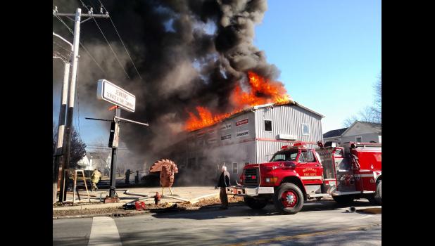 Business, house destroyed by separate fires