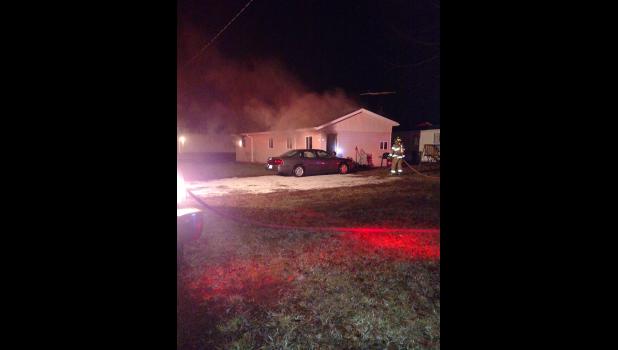 No one was home when Winamac Volunteer Firefighters responded to a fire on Feb. 3 at 6:18 a.m