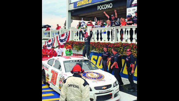 Friday turned out to be a good day for Justin Haley who took the win at the ARCA ModSpace 150 at Pocono Speedway.