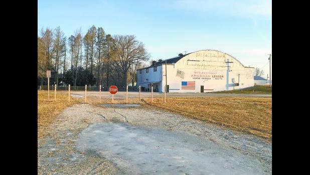 Medaryville Council members explained why there are posts separating the town property from the American Legion during a meeting on Feb. 20. The Legion would like for a gate to be installed so access can be open during the winter.