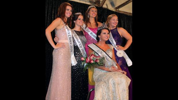 Miss Pulaski County Fair Queen Jessica Wagner was joined by her court after the judges had a difficult decision to make among the eight outstanding contestants. People’s Choice winner was Braylin Balough, while second runner-up was Tori Howard, first runner-up was Donna Zehner and Miss Congeniality was Maddie Ruff on Sunday, July 3.