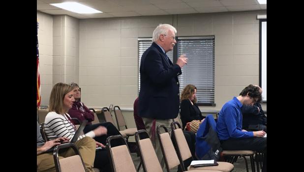 The Eastern Pulaski Community School Corporation welcomed interim high school principal Michael Kelley during a regular meeting Monday evening.