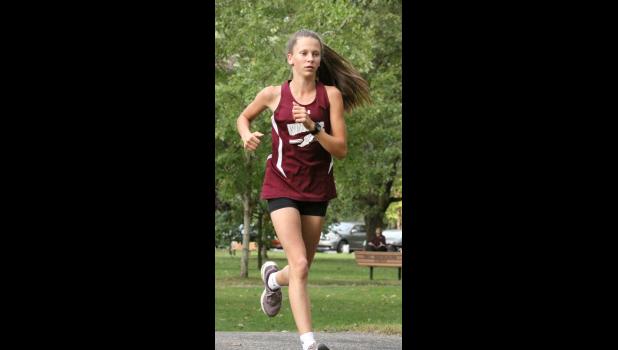 Maggie Smith finished 47th place at the New Prairie cross-country semi-state.