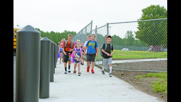All dressed up and ready to start the school year, Eastern Pulaski Elementary School is back in session.