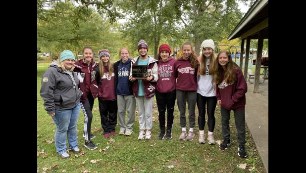 With a dominating performance, the Winamac Lady Warrior cross-country team won the 2020 Hoosier North Athletic Conference championship.