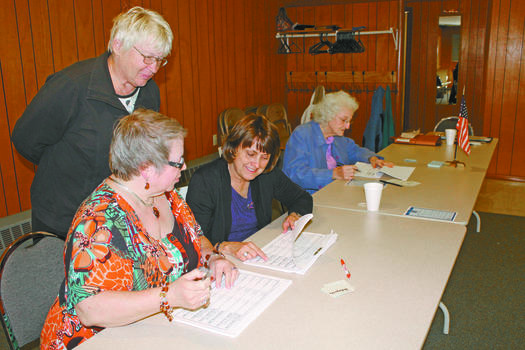 Those who helped with the Medaryville voting poll included Kathi Thompson, voting inspector Pat Tiede, Pam Nielsen and Marilynn Tkalec. Those who helped with the Medaryville voting poll included Kathi Thompson, voting inspector Pat Tiede, Pam Nielsen and Marilynn Tkalec.