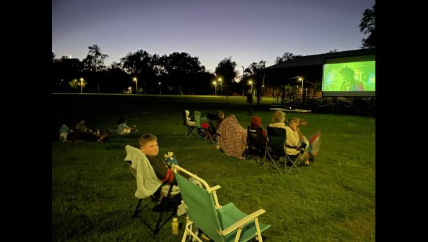 The Winamac parks board held their last movie night in the park on Friday, Sept. 6.