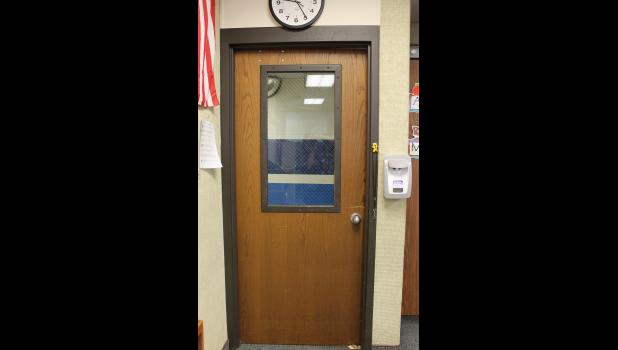 Doors that are more than 40 years will soon be replaced at the West Central Elementary School through a local match and the Secured School Safety Grant program.