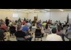 Pulaski County Board of Zoning Appeals members again listened to the public in regards to the special exception application for a proposed solar panel project during a special meeting Monday evening.