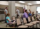 Winamac Community High School teachers Jeremy Wegner, Kevin Zupin and Gretchen Gearhart spoke with the school board Monday evening about a program at the high school to positively recognize students and staff.