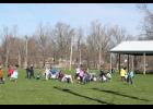 Photos by Megan Galbreath The 8-10 age group found their eggs with no problem.