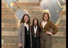 Photo provided. Allie Sanders of West Central High School, Emily Sanchez of Logansport High School and Breana Amezquita of Caston High School at the 2024 DYW Mayor’s Reception in Kokomo.