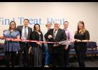 Pulaski Memorial Hospital staff and administrators gathered for a formal Pulaski County Chamber of Commerce ribbon cutting during the event.