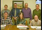 West Central School Board members Jonathan Gutwein, Mandy Sharpe, Jim Bergens, Dennis Gutwein, Todd Miller, Jeff Lowry and Jeff Tanner conducted their first 2017 school board meeting on Jan. 5. Jonathan Gutwein is the newest member on the board as he was elected in 2016.