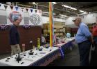 There were several tables with Winamac Coil Spring products on display during the tour.