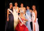 Miss Pulaski County 2023 Alexia Intravaia and her court.