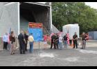 Several gathered to remember fallen officer Pulaski County Sheriff’s Deputy Shadron K. Bassett during a ceremony on Friday. A mile of SR 39 is now renamed the Deputy Shadron K. Bassett Memorial Mile.