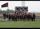 The 2023 Midwest Conference champion West Central Lady Trojans softball team.