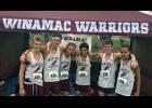 The Winamac boys cross-country team finished third Saturday at the Logansport sectional and will race again at the Culver Academy regional. Running for the Warriors were Carson Bennett, Ryan Huggler, Henry Antrim, Cristian Cardenas, Jason Tankersley and John VonTobel.