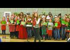 The EPES ExPrEsS choir under the direction of Emily Valenica got everyone in the holiday spirit during breakfast with Santa.