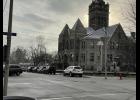 Photos by Megan Galbreath Parking spots around both the courthouse and the justice center were discussed at a regular commissioners meeting on Monday, March 21.