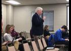 The Eastern Pulaski Community School Corporation welcomed interim high school principal Michael Kelley during a regular meeting Monday evening.