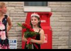 Aliviah McNeece enjoys her moment after being crowned Miss Monterey 2024.