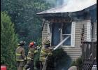 Firefighters from North Judson, Medaryville and Winamac were dispatched Monday, Aug. 13, to battle a house engulfed in fire.