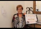 Photos by Megan Galbreath. Betty Kruger is the 2020 H.J. Halleck Community Service Award recipient.