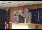 Photos by Megan Galbreath Pulaski County Community Development Commission Executive Director Nathan Origer gave the State of the County Economy Address for the first time in two years.