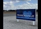 The new “Welcome to Francesville” sign have been put up on the north and south sides of town. 