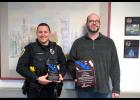 Officer Morrow and Jason Rogers were officially recognized on Thursday, Nov. 30 by Winamac Police Chief Tyler Campbell for their extraordinary life saving efforts.