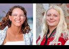 Valedictorian Audrey Kroft and Salutatorian Avery Fritz