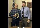 West Central School Corporation’s board members recognized one of their own as Jim Bergens has retired from the board on Dec. 6. Bergens was presented a plaque from school board president Todd Miller thanking him for his several years of service from 1990-1998 and 2000-2018.