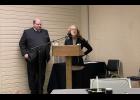 Photos by Megan Galbreath President Amy Cantu offered the opening and closing remarks and recognized the current board.