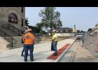 Luminaut and Tonn and Blank Construction were on site for their first punch list walkthrough of the courthouse on Tuesday, June 3.
