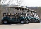 Golf cart stock photo