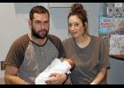 Nic Kasten and Caitlin Shidler welcomed Kash Lee Kasten on Jan. 4. He is the first baby to be born at Pulaski Memorial Hospital in 2019.