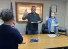 Steven Foust and Ashlee Salyer were sworn in as two new members of the Medaryville Town Council on Wednesday, May 3.