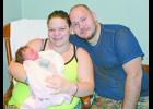 Isabel Paige Anthony was welcomed into the world on Jan. 6 and was the first baby born at Pulaski Memorial Hospital in 2018. Isabel has received lots of love and affection from her parents Nakita Rentfrow and Billy Anthony.