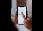 Stock photo of phone notification