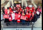 A number of Eastern Pulaski Community School Corporation teachers attended the Red for Ed Action Day on Nov. 19. 