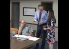 Angie Radtke signed her administrative contract with West Central School Corporation on July 11 as she was hired as the new assistant principal. School boardman Jeff Lowry and superintendent Dan Zylstra welcomed her. 