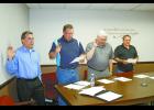The Town of Winamac Board of Parks and Recreation board members were sworn in at the first meeting of the board on June 2. Those members include Jon Chapman, Chris Schramm, Courtney Poor and Brad Zellers, who is also the town manager.